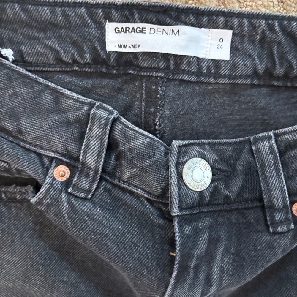 Garage High Rise Black Jeans - Picture 3 of 6